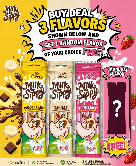 Buy 3 PACK OF BEADS STRAWS – Get 1 FREE ( Your choice )