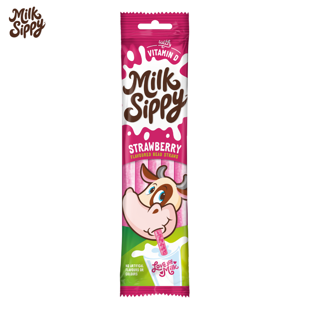 Milk Sippy Straw Vanila Flavour