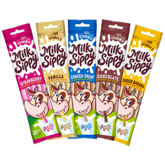 Bundle of 5 Packs – All Flavours Milk Straws