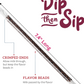 MILK SIPPY BEAD STRAWS CHOCOLATE - 30G