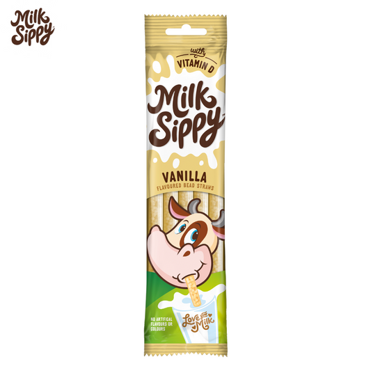 Milk Sippy Straw Vanila Flavour